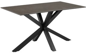 Jedálenský stôl Heaven 135 cm čierny