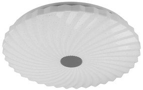 Biele stmievateľné LED stropné svietidlo na diaľkové ovládanie 38,5x38,5 cm Calipso – Candellux Lighting