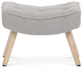 Podnožka Bouclé GREY2, sivá
