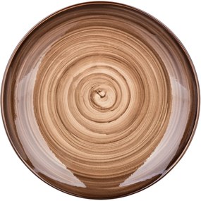 Banquet Tanier plytký PALAS, 27 cm, hnedá