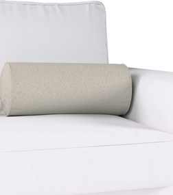 Valcový vankúš so záhybmi farba produktu béžová látka zapletaná