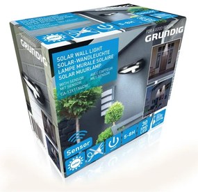 Grundig - SADA 2x LED solárne nástenné svietidlo so senzorom LED/3,2V 600 mAh