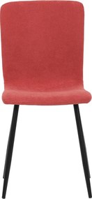 Autronic BONTEC Jedálenská stolička, červená, menčestrová látka, DCL-964 RED2 Farba: Červená