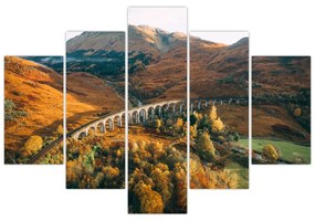 Obraz mosta v škótskom údolí (150x105 cm)