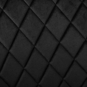 Jedálenská stolička HAVANA VELVET čierna