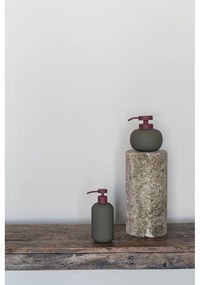 Tmavozelený keramický dávkovač mydla 120 ml Lotus Play – Mette Ditmer Denmark