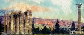 Obraz - Akropolis, Atény, Grécko (120x50 cm)