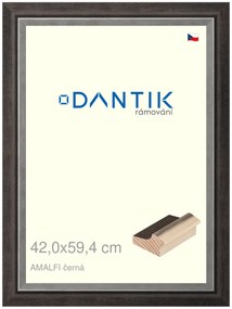 DANTIK rám na obraz 42x59,4 | AMALFI černá (Plexi Čiré)