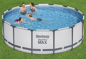 BESTWAY Steel Pro Max Bazén 427 x 122 cm, kartušová filtrácia 5612X