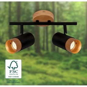 Briloner 2144025 - Bodové svietidlo SPOT 2xGU10/9W/230V