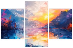 Obraz - Maľba krajiny (90x60 cm)