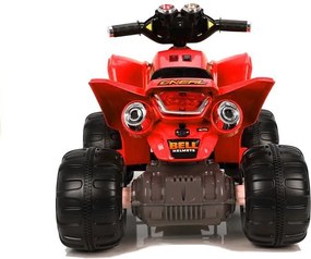 LEAN CARS Štvorkolka na batérie Big Wheels Red