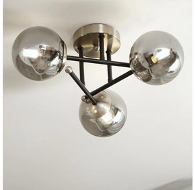 Brilagi - Prisadený luster MALIVA 3xE14/15W/230V matný chróm/dymová