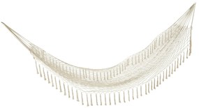 IB LAURSEN Hojdacia sieť Natural Crocheted Tassels