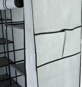 Šatníková skriňa OLENA sivá