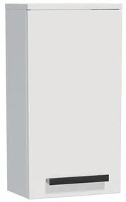 Kúpeľňová skrinka nízka SAT Cube Way 32,5x63x20 cm biela lesk CUBE3CHH32BL, 1 ks