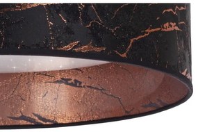 Brilagi - LED Stropné svietidlo VELVET STAR LED/24W/230V pr. 40 cm  čierna/medená