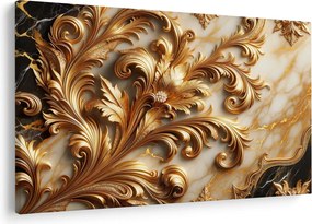 Obraz - Mramor so zlatom (90x60 cm)