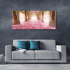 Obraz na akrylátovom skle Strom ruže kvety príroda 125x50 cm