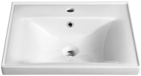 Aqualine Aqualine, SAVA 55 nábytkové umývadlo 55x46x16,5 cm, 2055