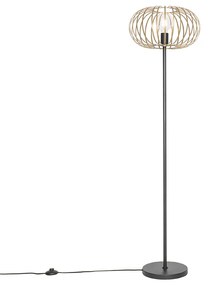 Dizajnová stojanová lampa mosadz - Johanna