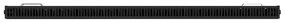Mexen Flat CF11, panelový radiátor 600 x 1800 mm, bočné pripojenie, 1410 W, čierna, W411F-060-180-70