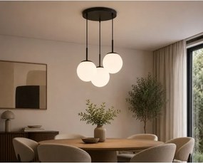 Brilagi - Luster na lanku MILO 3xE27/60W/230V čierny