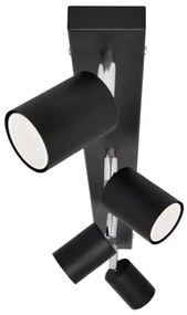 LED Bodové svietidlo TUNE 4xGU10/4,8W/230V čierna