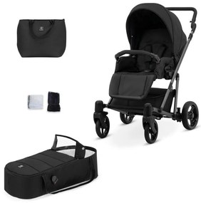 Kočík Kunert Roy grey frame 2v1 - black