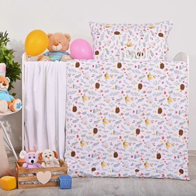 Obliečky detské Lesné Zvieratká EMI: Detský set 90x130 + 45x65