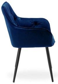 Jedálenská stolička NEVADA zamatová, granátová