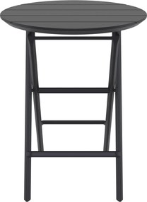 HELEN FOLDING Ø60 sklopný záhradný stôl black