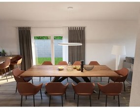 LED2 - LED Stmievateľný luster na lanku CIRCLE 80W/230V 3000K/4000K pr. 100cm biela