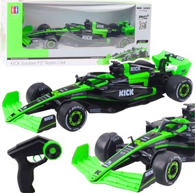 Double E Diaľkovo ovládané RC pretekárske auto Sauber F1 C44 čierno-zelené 1:16