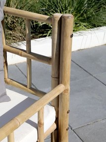Prírodná bambusová pohovka Bamboo Lyon - 130*72*80 cm