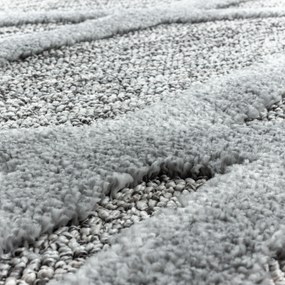 Ayyildiz Kusový koberec PISA 4706, Okrúhly, Sivá Rozmer koberca: 200 cm KRUH