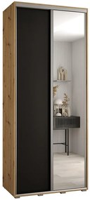 Skriňa 45 Canaris 3 120 artisan/čierna/silver