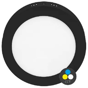 ECOLITE Stropné bodové LED svietidlo LADA 2, 30cm, IP20, 25W, 2260lm, čierne