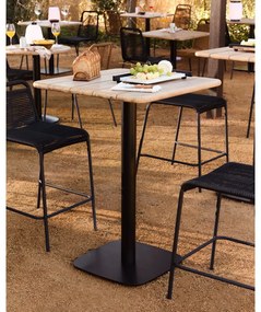 Barový stôl s doskou z akácie 70x70 cm Saura – Kave Home