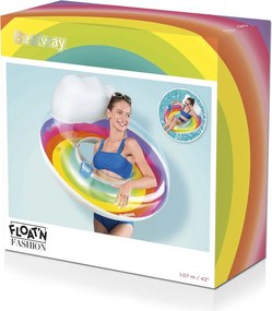 Nafukovacie koleso na plávanie 107 cm dúhové Bestway 43647