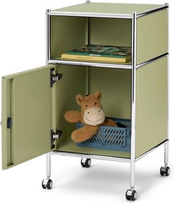 Kovová skrinka na kolieskach »CN3 Kids«, pistáciová