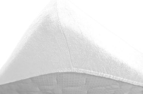 Froté plachta do detskej postieľky biela 70x140 cm
