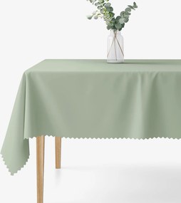 Goldea vianočný hranatý teflónový obrus - šalviový 140 x 220 cm
