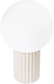 Sollux SL.1721 - Stolná lampa HALO 1xG9/8W/230V pr. 12 cm krémová