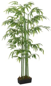 Umelý bambusový strom 864 listov 180 cm zelený 358999