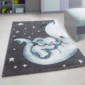Ayyildiz Detský kusový koberec KIDS 0560, Modrá Rozmer koberca: 120 x 170 cm