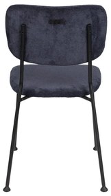 Tmavomodré jedálenské stoličky v súprave 2 ks Benson - Zuiver