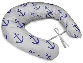 Sablio Tehotenský vankúš Modré kotvy