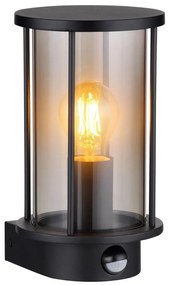 Globo 31360S - Vonkajšie nástenné svietidlo so senzorom GRACEY 1xE27/60W/230V IP54