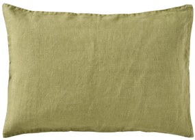 Ib Laursen Ľanová obliečka na vankúš Herbal Green 40 x 60 cm